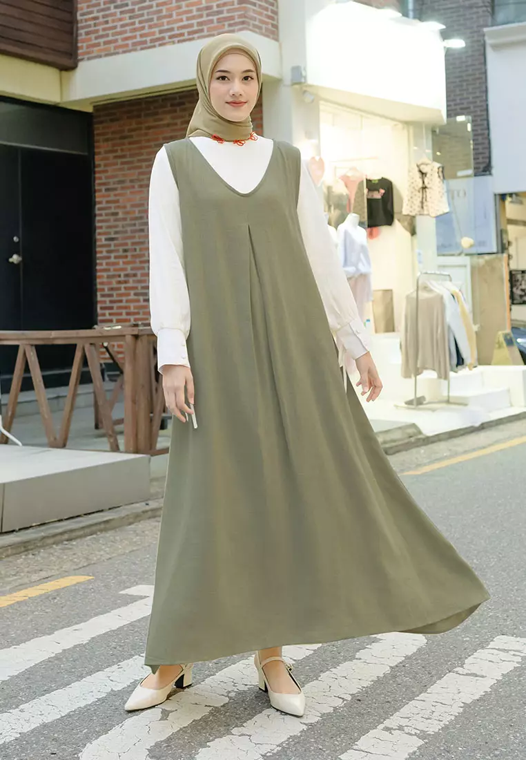 Lozy Hijab - Hagia Overall Soft Army