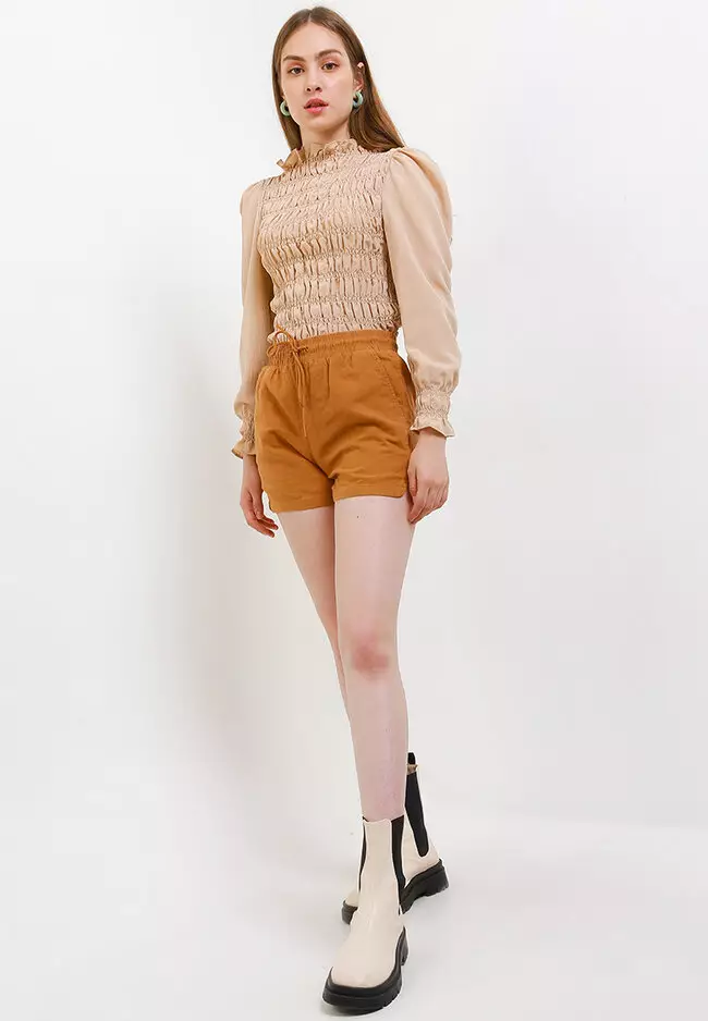 Women's Linen Short Pants