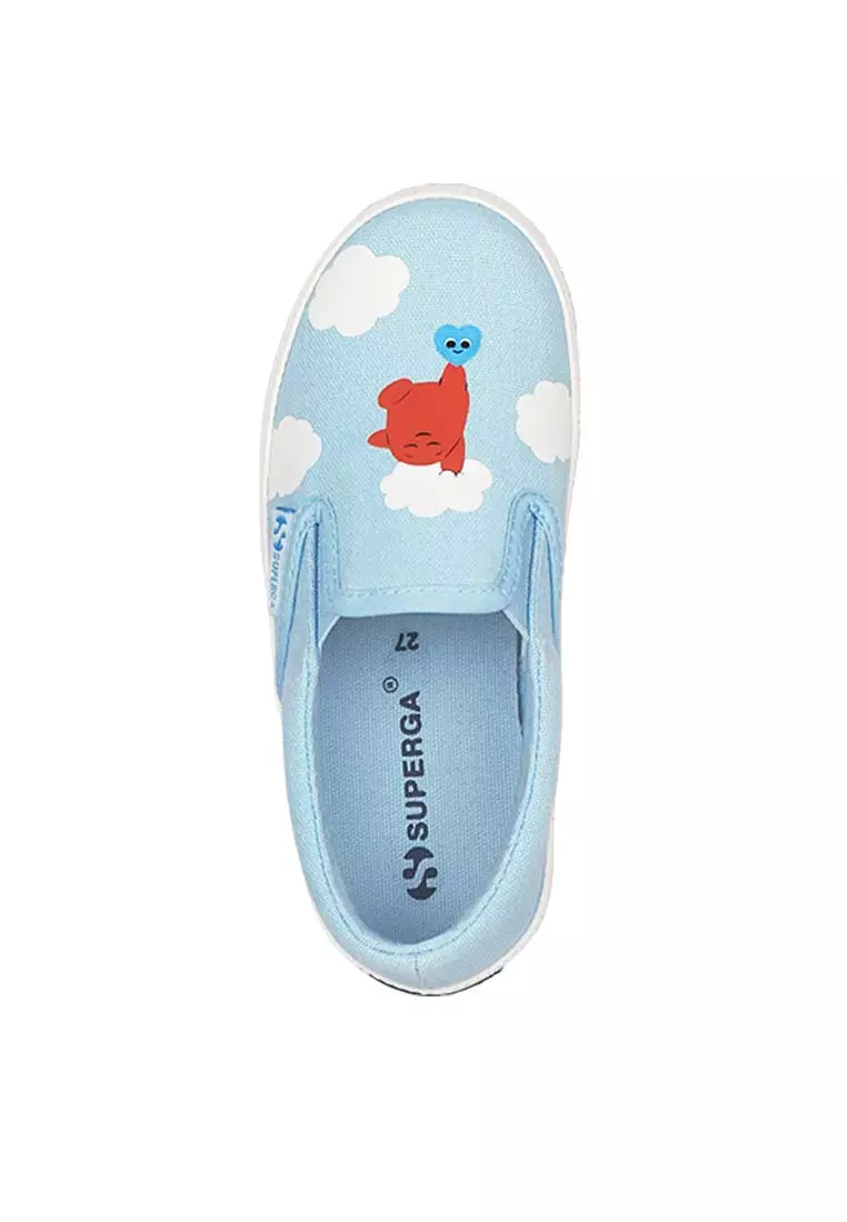 Superga X Slimy Oddity Junior 2350 Be Gentle Light Blue Cloudy