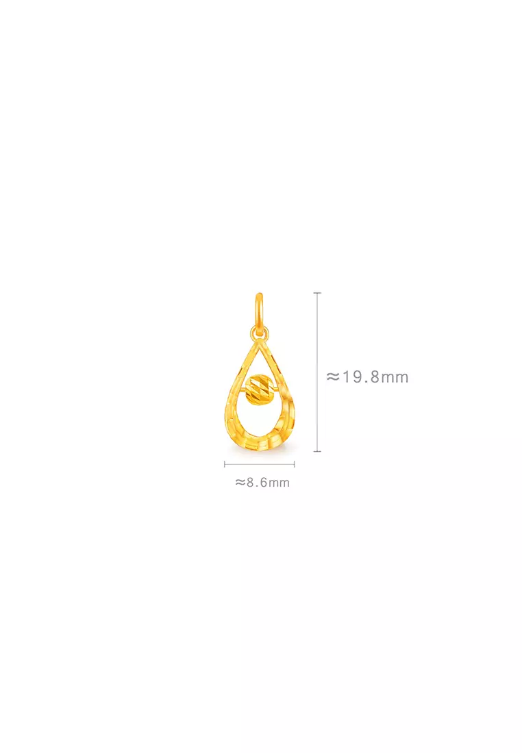 916/22K Gold Pendant B80