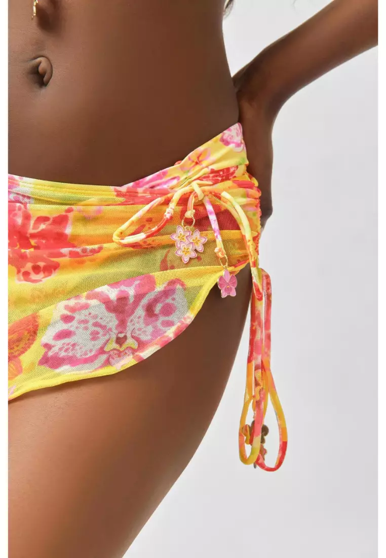 Bimini Mesh Skirt / Super Bloom