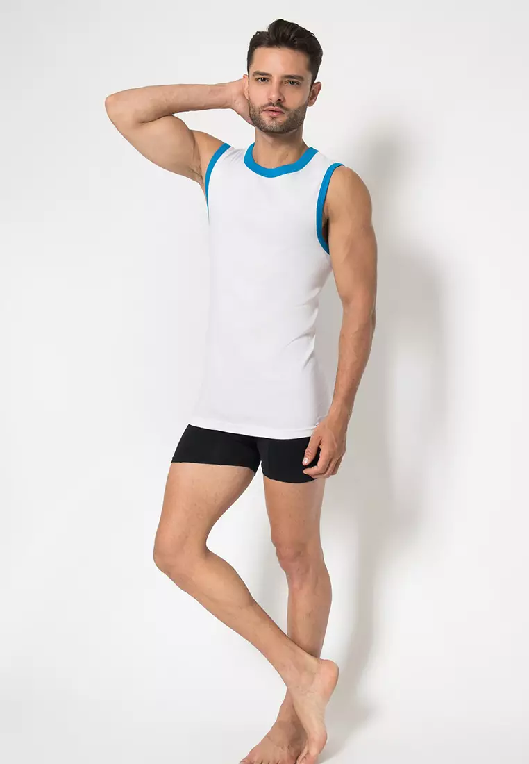 LGS - Innerwear - Pakaian Dalam Pria - Kaos Tank Top - Polos