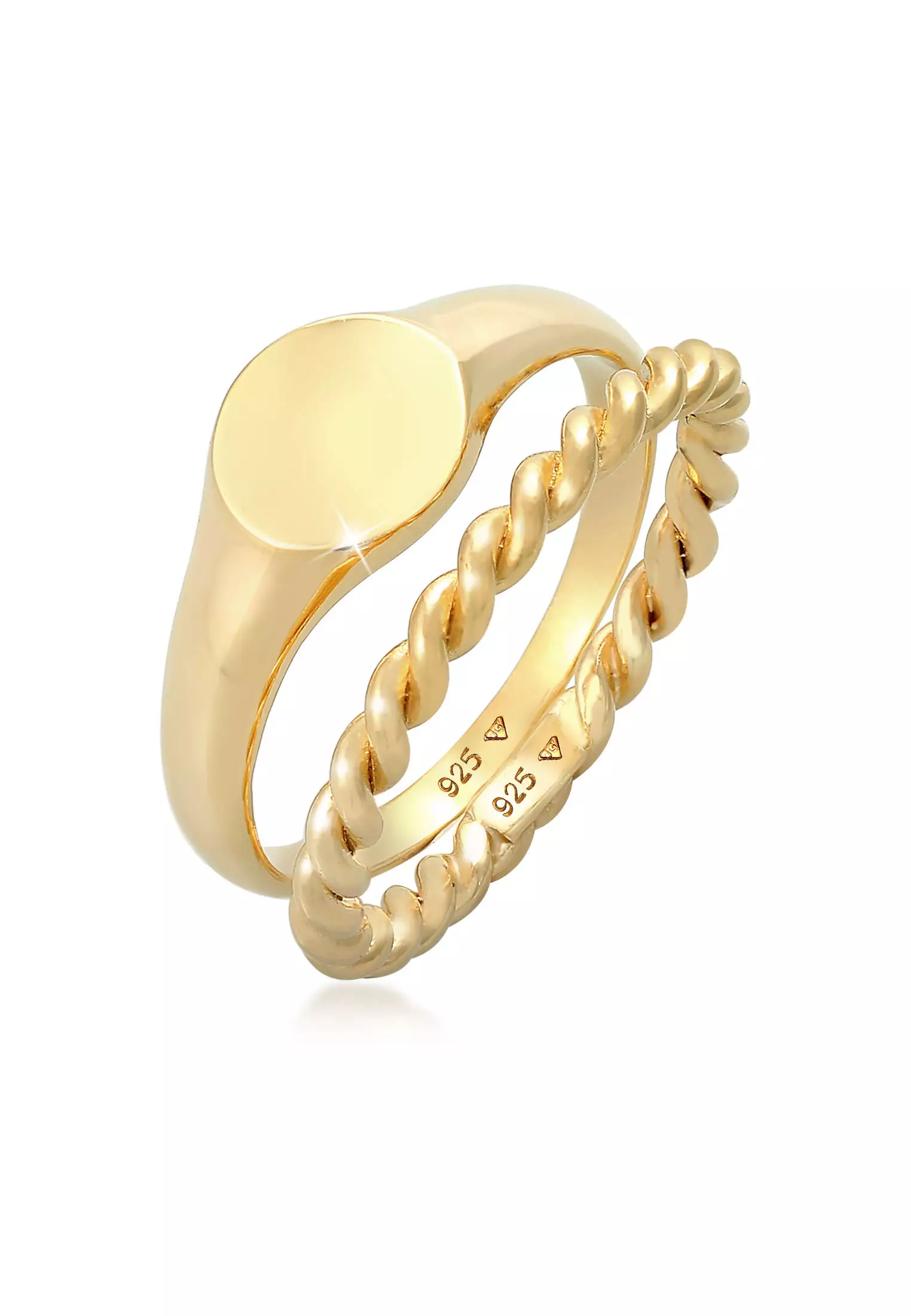 Gold plated signet ring womens outlet