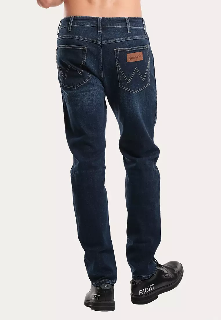 Wrangler Men's Denim Jeans Texas Straight Fit