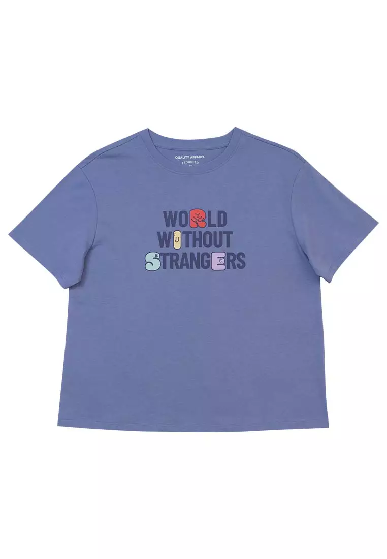 Women's WWS Boyfriend Fit Printed Tee