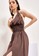 NAVVA BALI gold and brown Tiberio Halter Maxi Dress Brown A5821AAD8D55CBGS_3