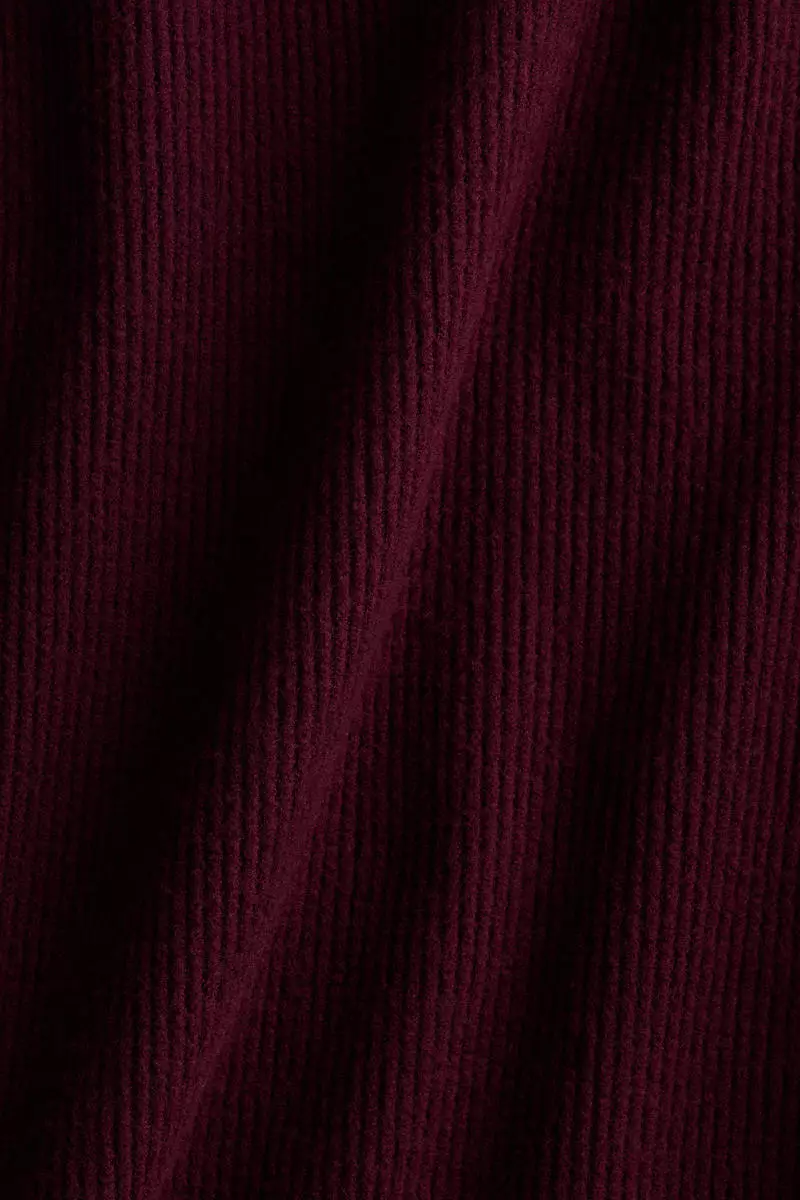 Waffled drawstring trousers