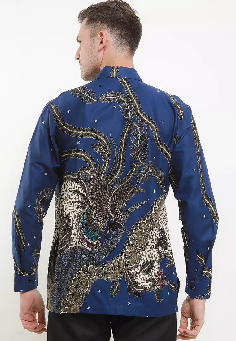 David Shirt Kemeja Batik Pria Panjang