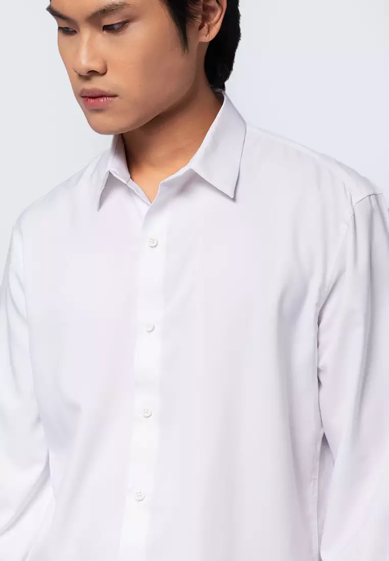 Slim Fit Long Sleeve Formal Shirt