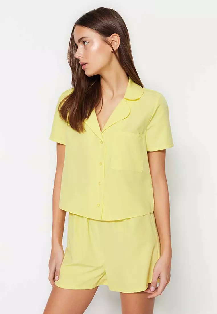 Cotton Pajama Set Jual Trendyol Cotton Pajamas Set Original 2025