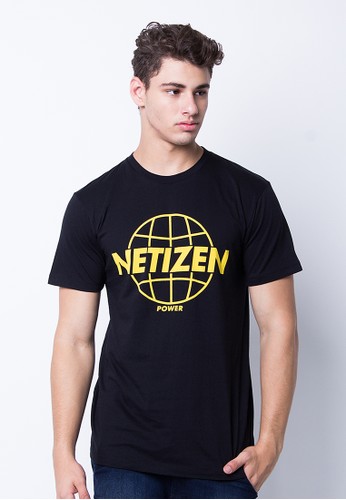 Endorse Tshirt H Netizen Black END-PE070