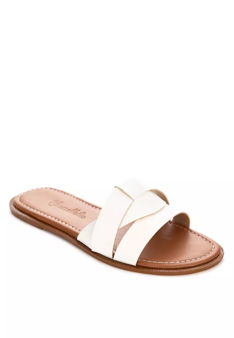 Discount on CARMELLETES  shoes - SKU: Flat Slip On Sandals