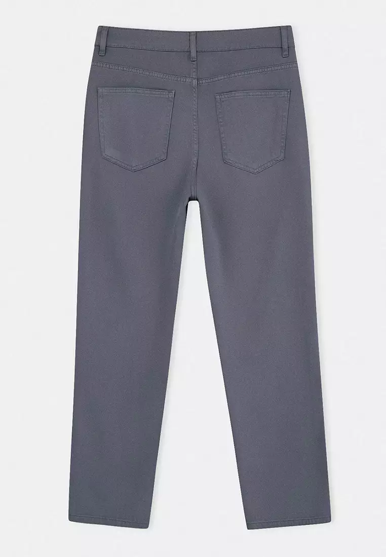 Straight Cut Denim Jeans