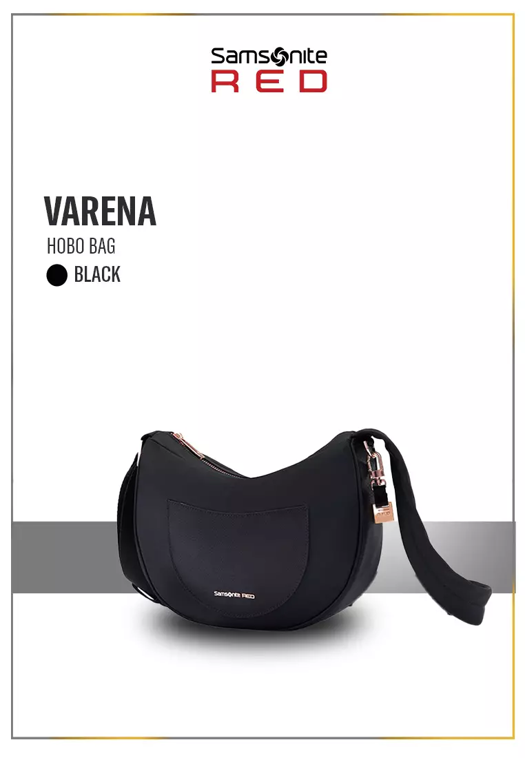Samsonite Red Label Varena Hobo Bag - Black