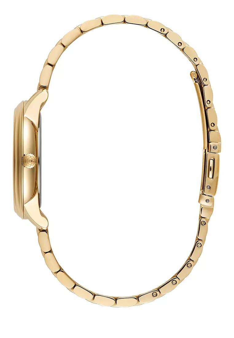Olivia Burton 32mm Classic Swirl Sage Green & Gold Bracelet Watch - 24000130