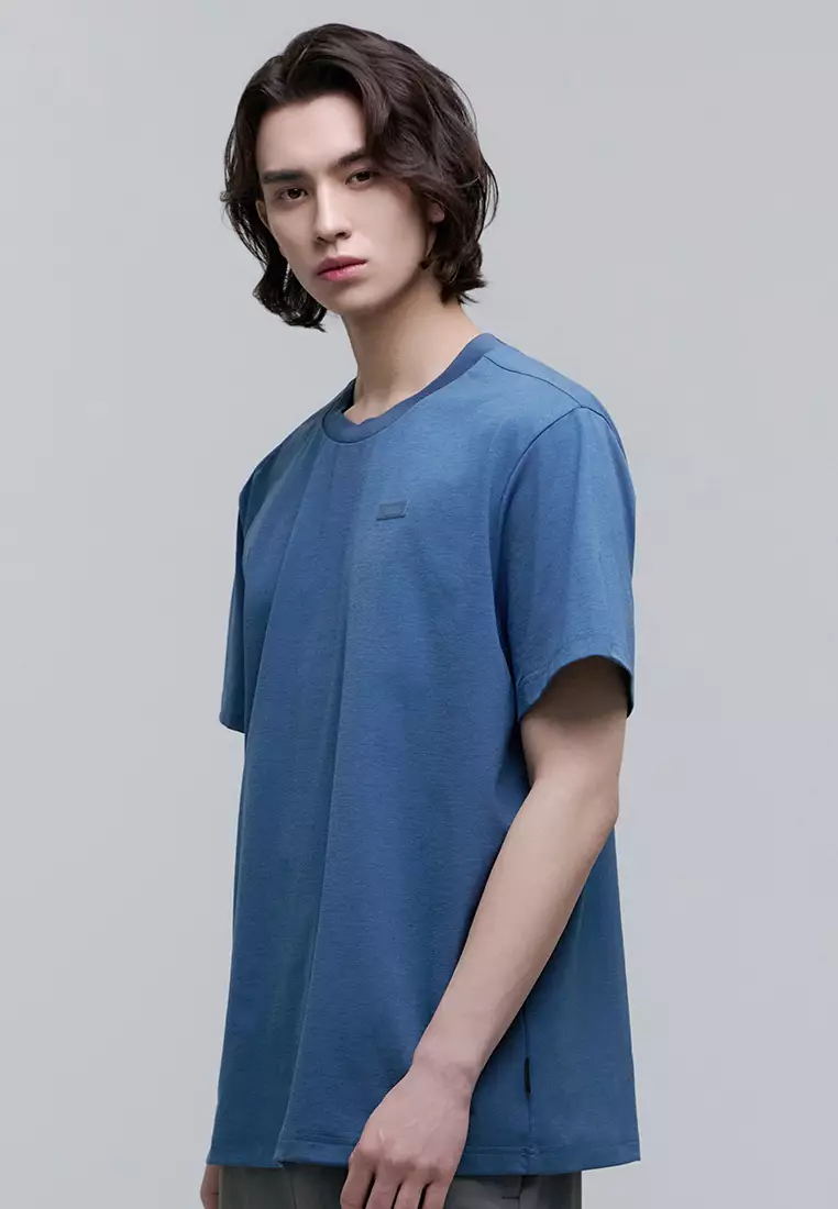 【NATIONAL GEOGRAPHIC】TORQUATUS SMALL LOGO半袖Tシャツ Unisex TORQUATUS Small LOGO Short Sleeve Tee - STORM