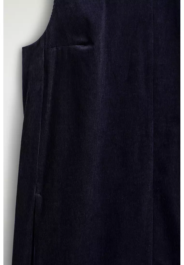 CORDUROY MINI SHIFT DRESS
