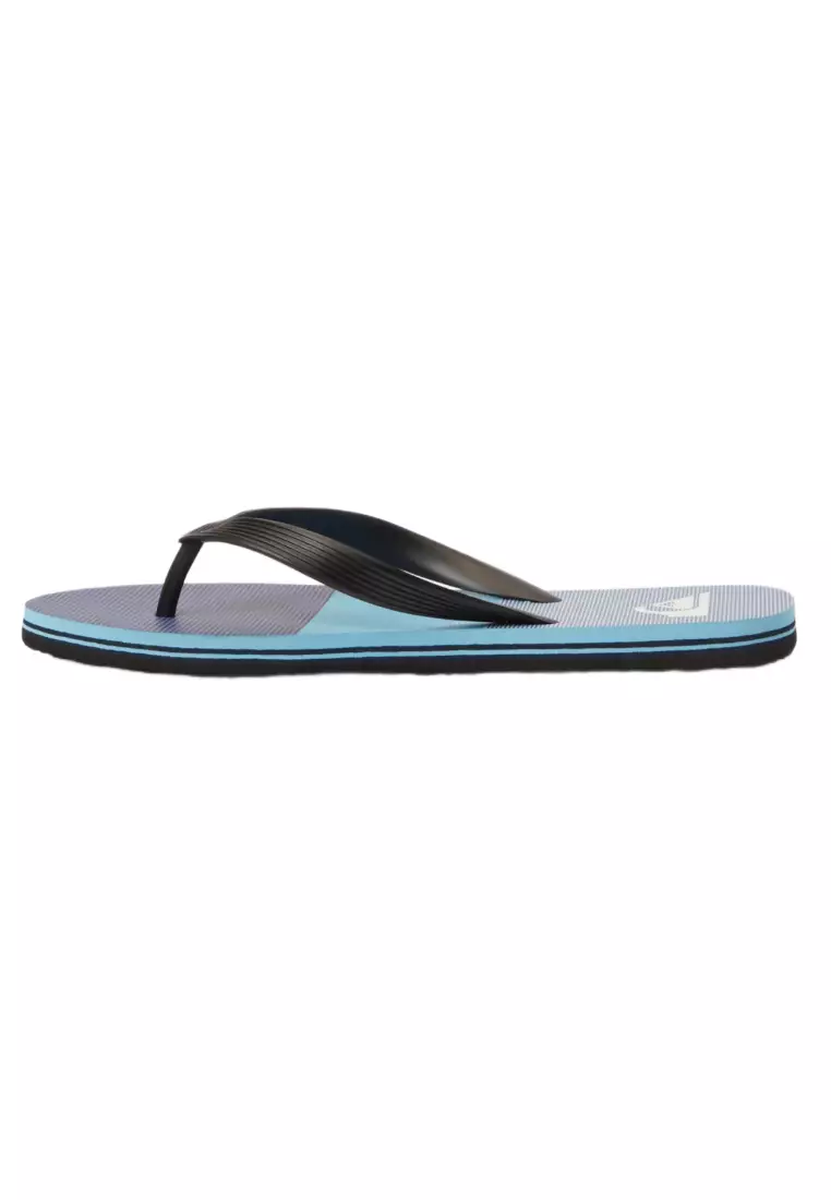 Mens Molokai Stripe Beach Flip Flops