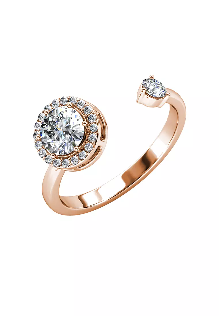 Cheap rose gold clearance rings for her