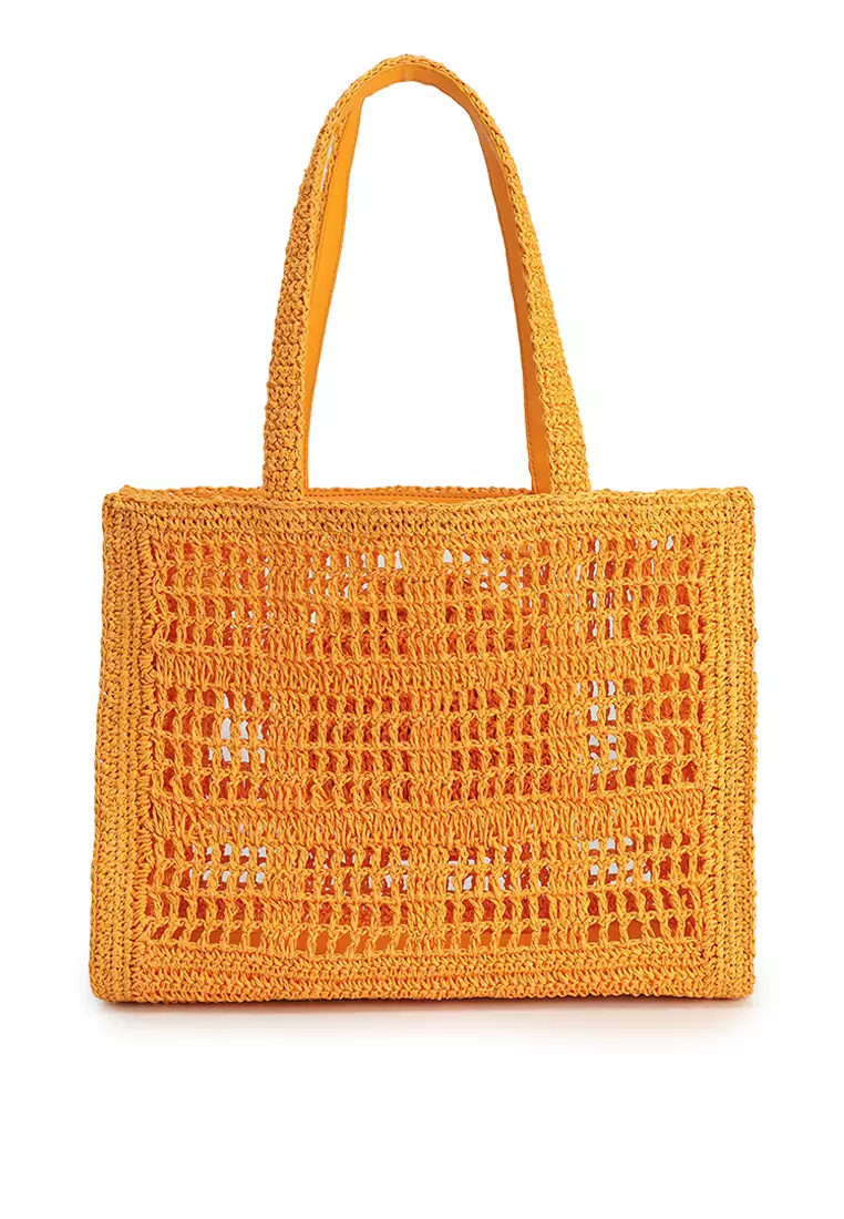 Ella Hand-Crocheted Small Tote Bag (nt)