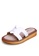 Twenty Eight Shoes white Leather Platform Flip Flops VS66610 DAFD1SH34E33E4GS_3