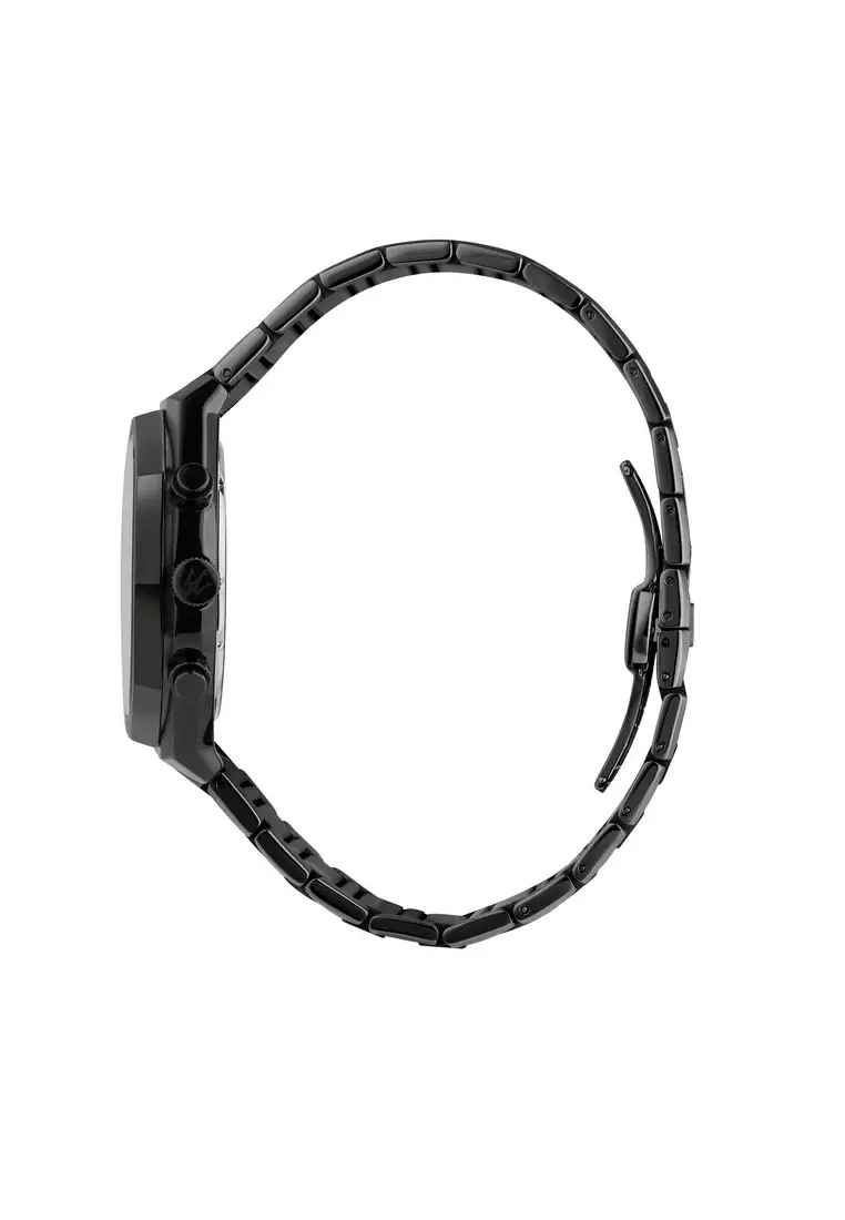 【2年保養】瑪莎拉蒂Stile 45mm Men's Chronograph 石英腕錶 Luminous Dial Hands R8873642012 Japan Movement