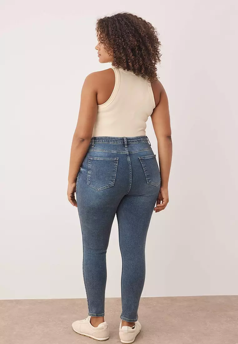 Plus Size Stretchy Skinny Jeans