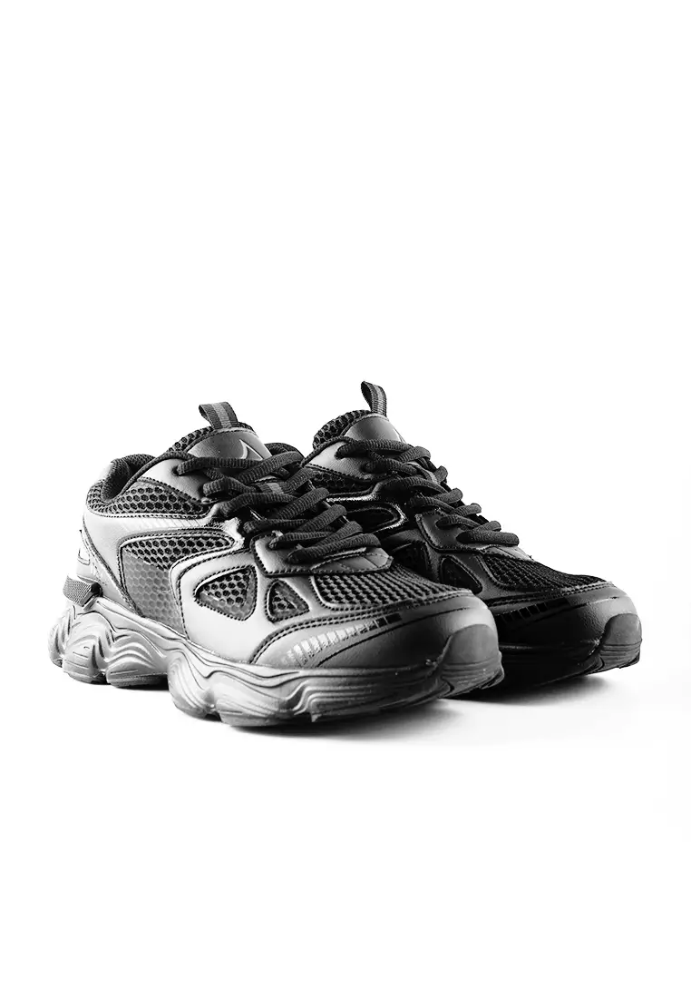 Jackson Redo 1JY Full Black - Sepatu Sneakers Pria