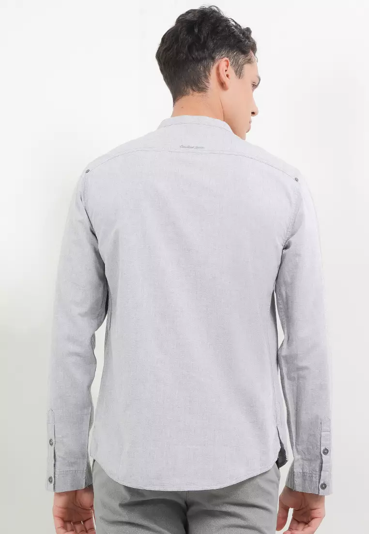 Cj Kemeja Koko Lengan Panjang