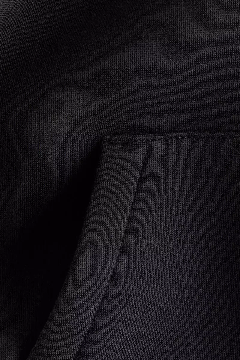 Zip-through brushed-inside  hoodie