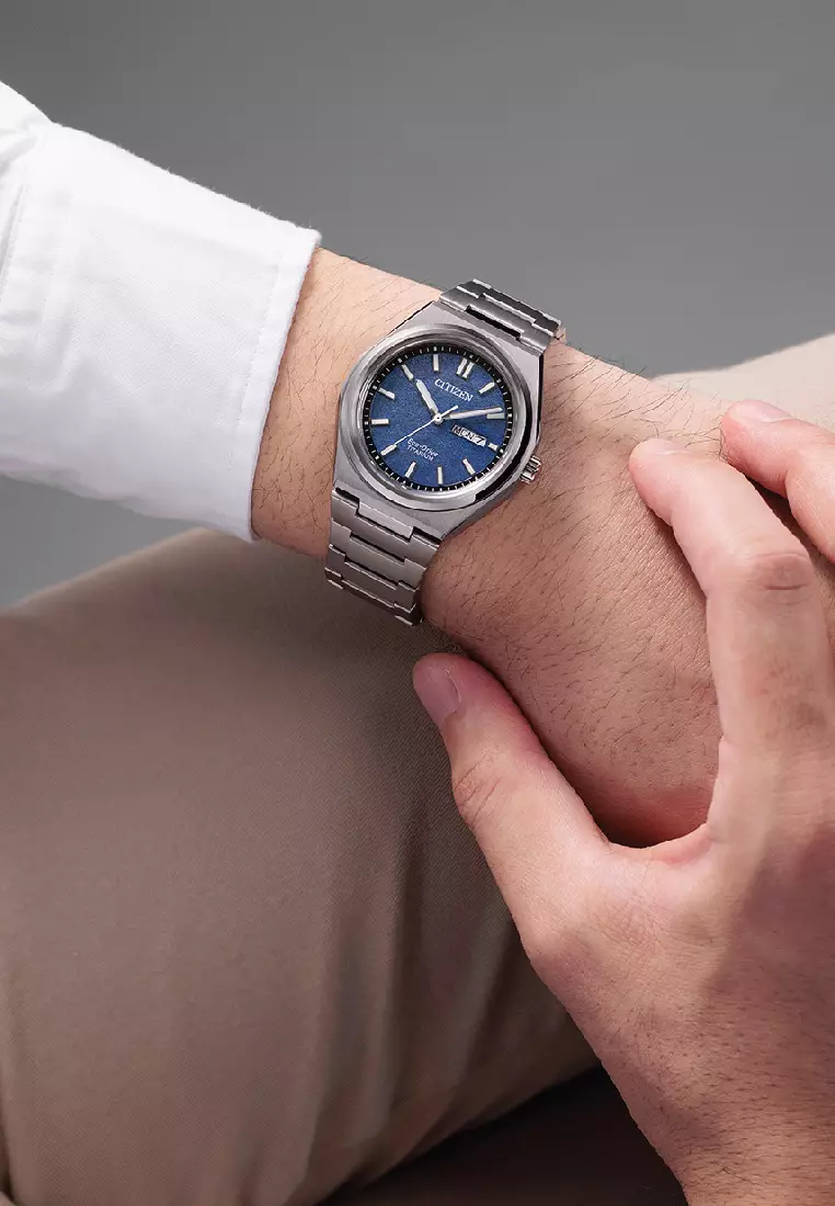 Citizen Zenshin Eco-Drive Super Titanium Watch AW0130-85L