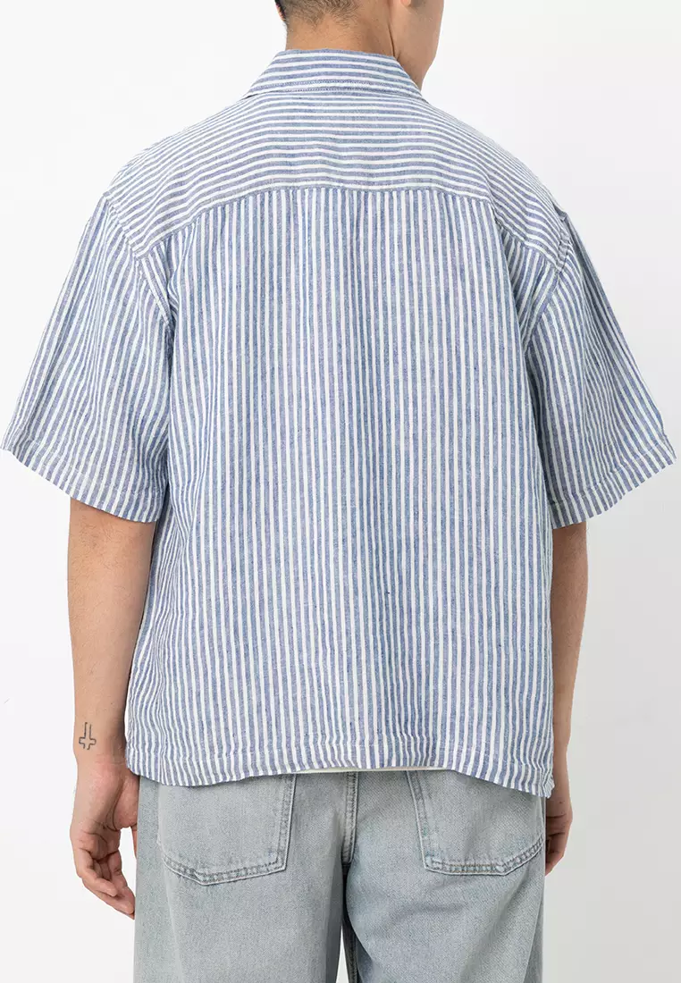 Linen Box Fit Short Sleeve Shirt