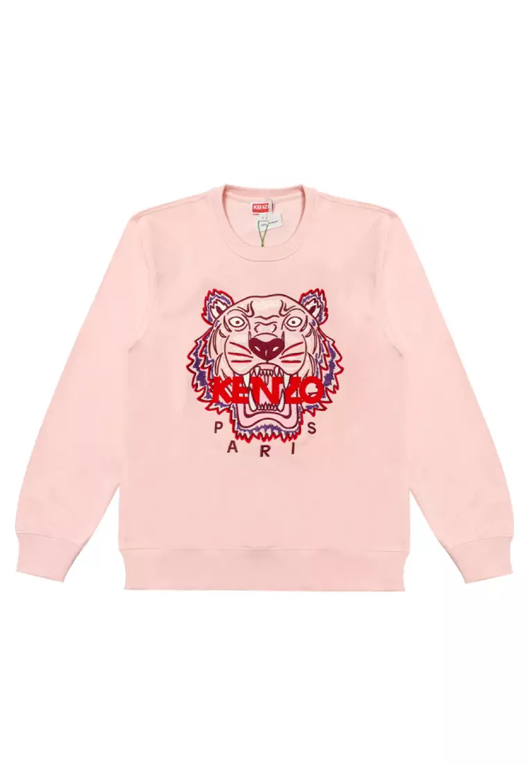 Pink kenzo hoodie sale