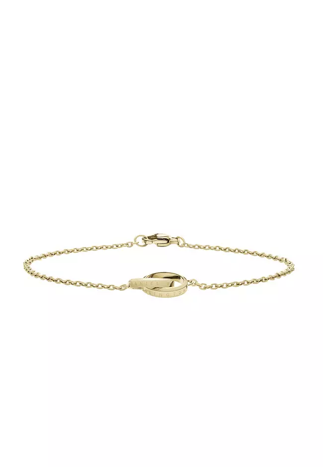 Elan Unity Bracelet Gold 185mm - DW OFFICIAL - Stainless steel Enamel cuff gelang tangan for women and men