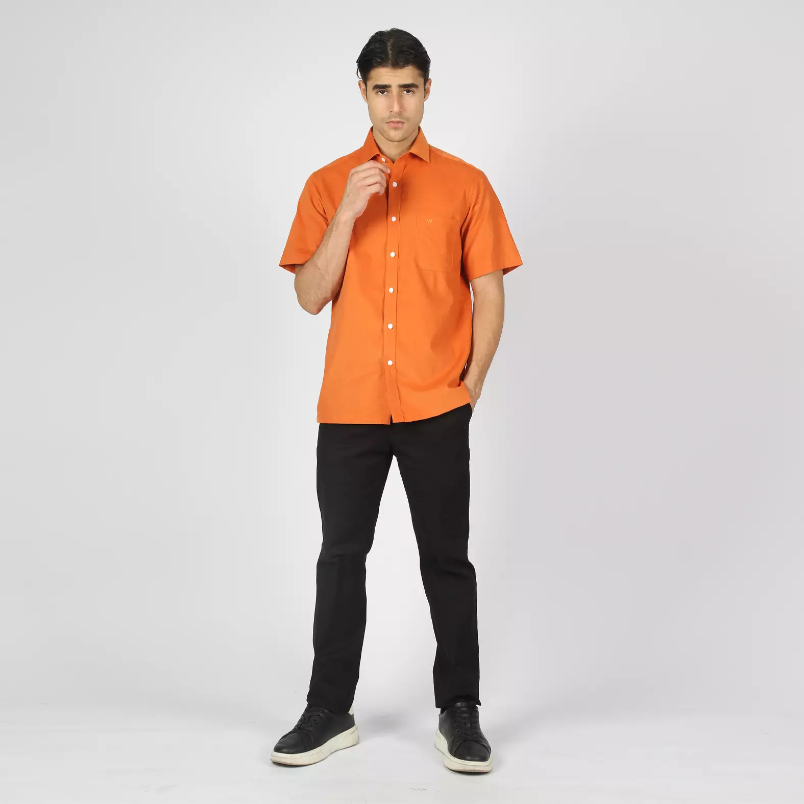 Kemeja Pria Lengan Pendek Ethan White OG Reemar