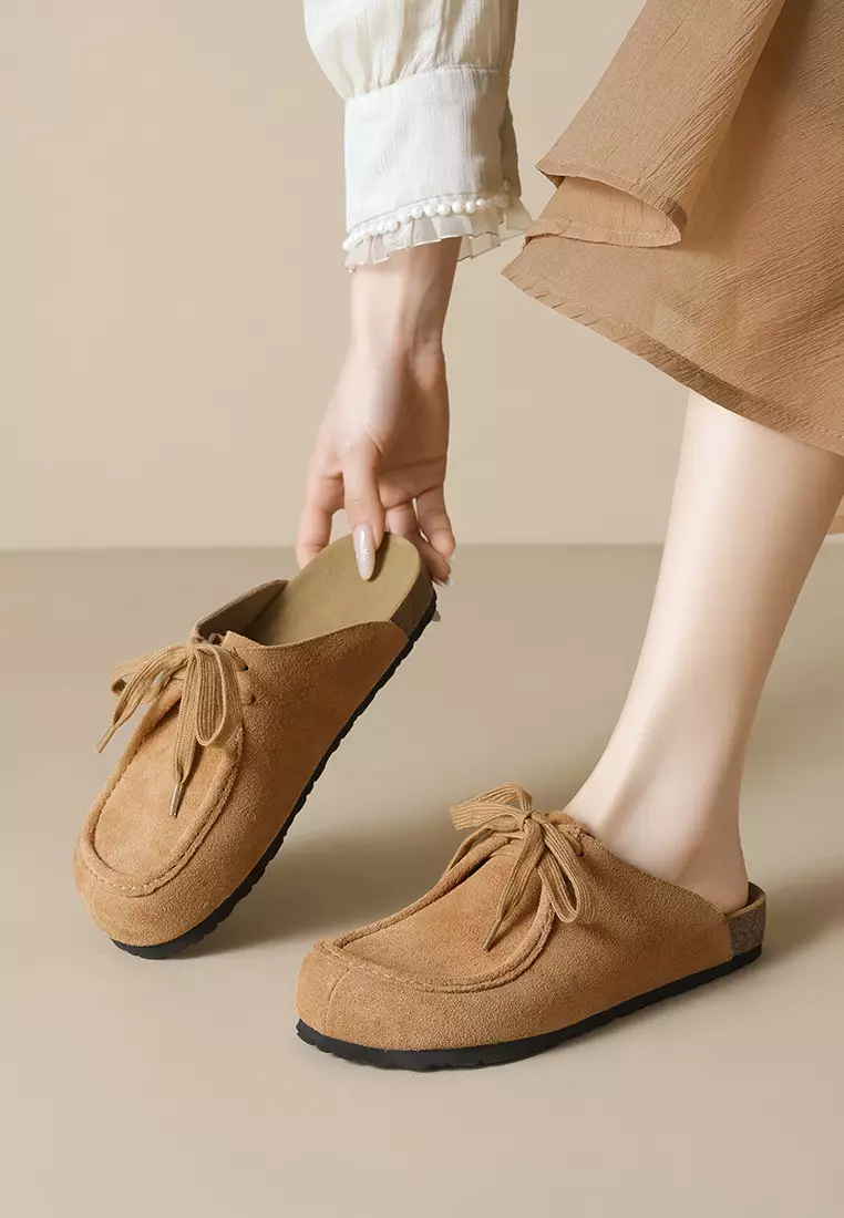 繫帶絨面勃肯鞋 WW959-23