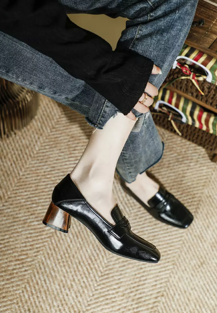 4CM Penny Leather Loafer TE6988-2