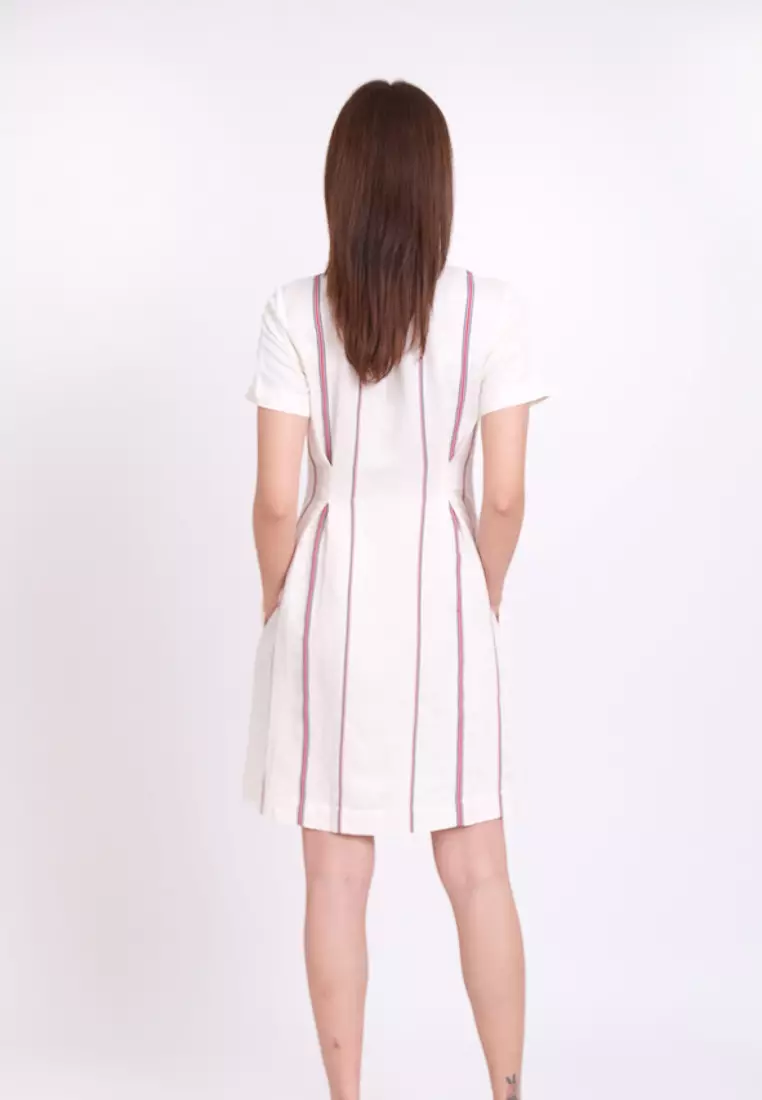 Brighter Day Midi Linen Dress