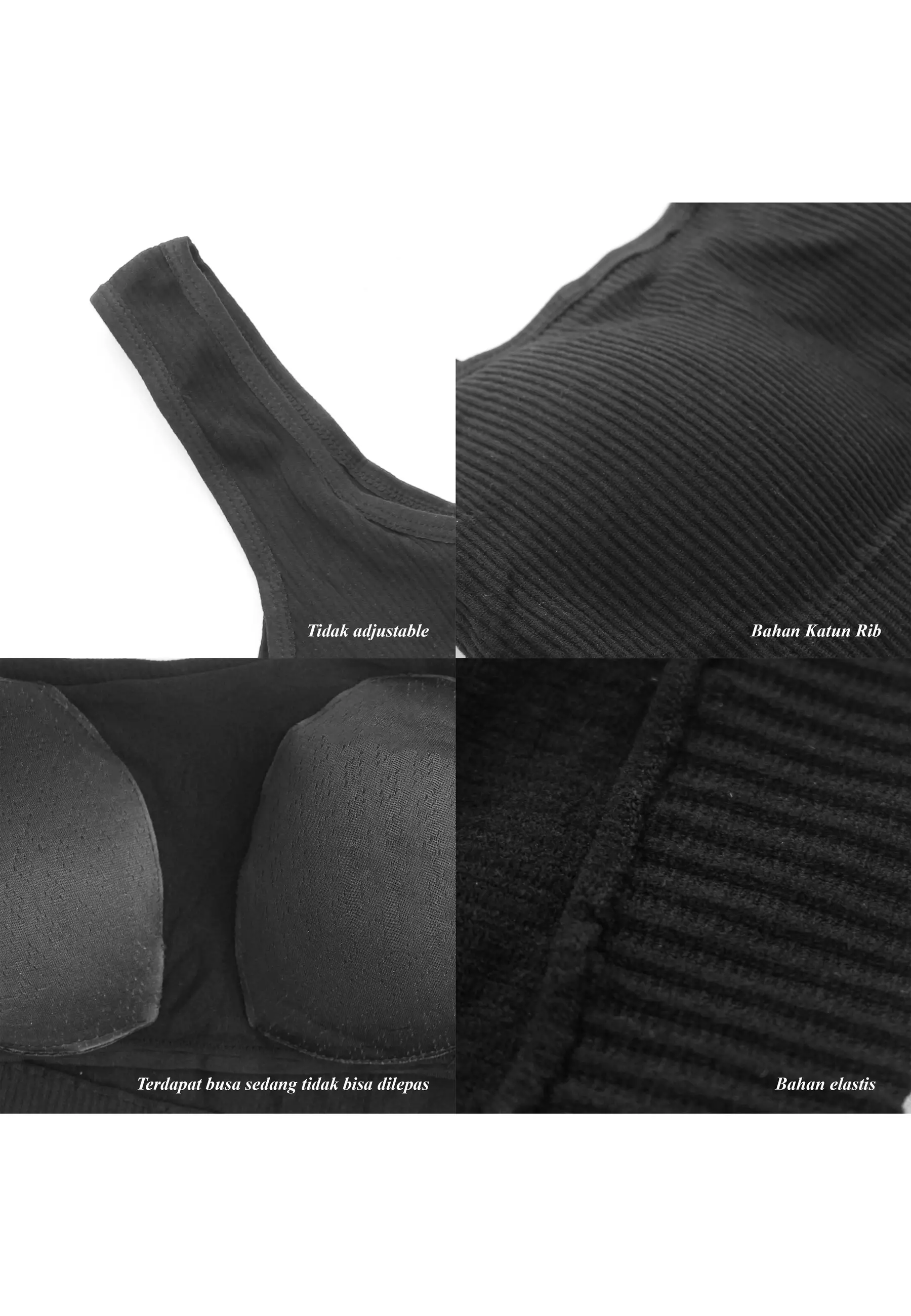 You’ve (YouHave) Tank Top Tanktop Tangtop Singlet Wanita Crop Top Sport Bra 100103