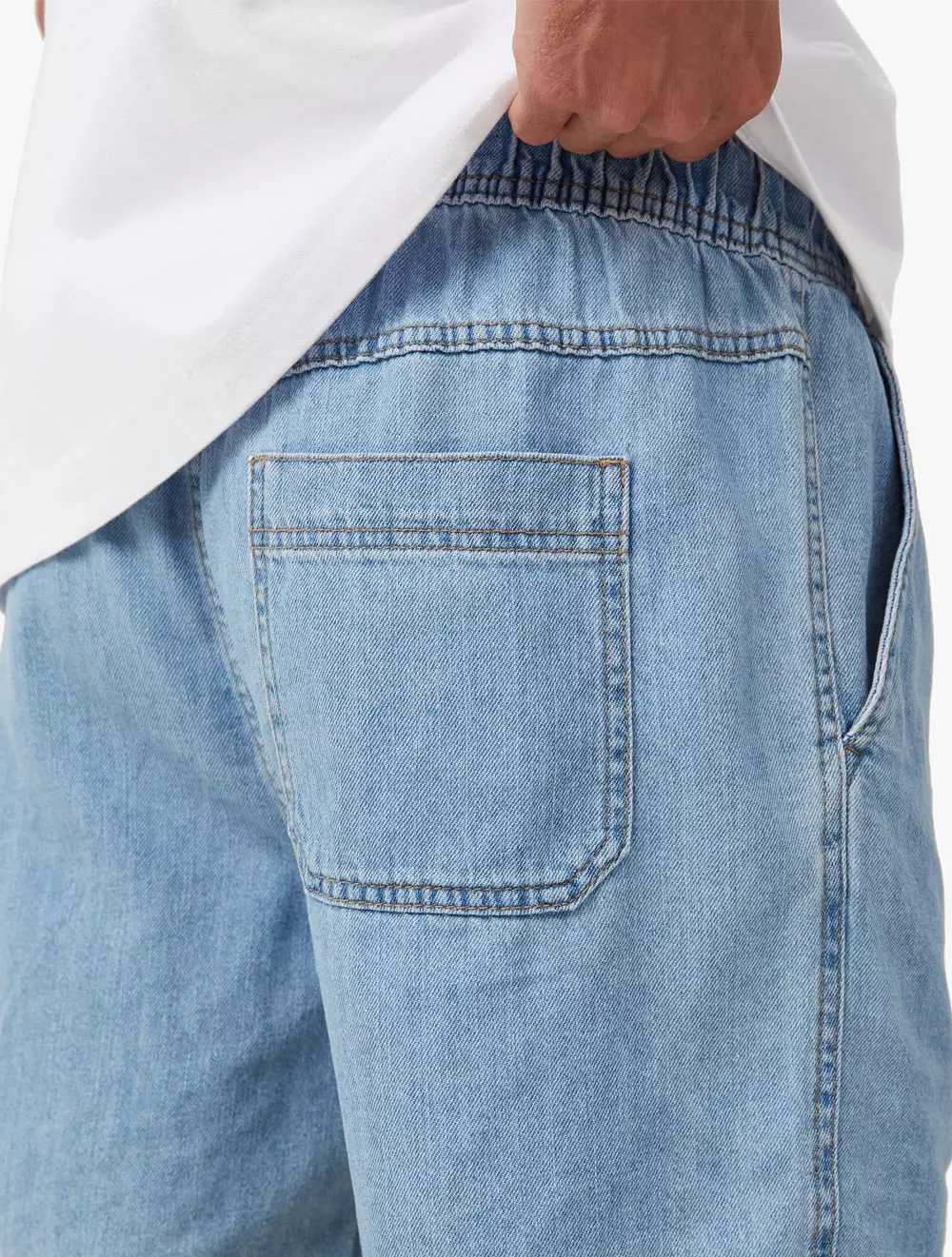 Cotton On -  Pakaian Pria  - Easy Short - Washed Black Cord