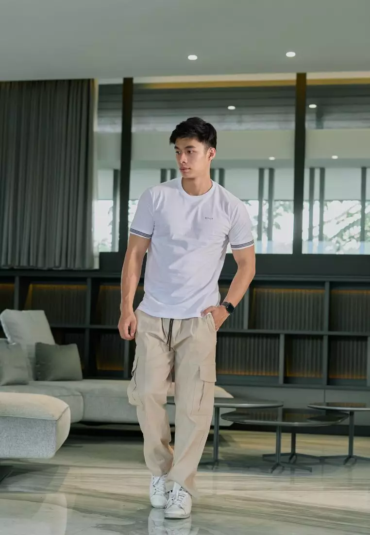 Kale Wesley White / Kaos Pria Lengan Pendek