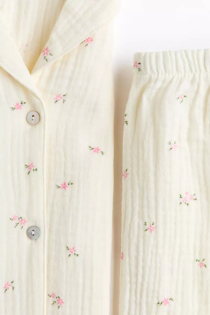 Cotton muslin pyjamas