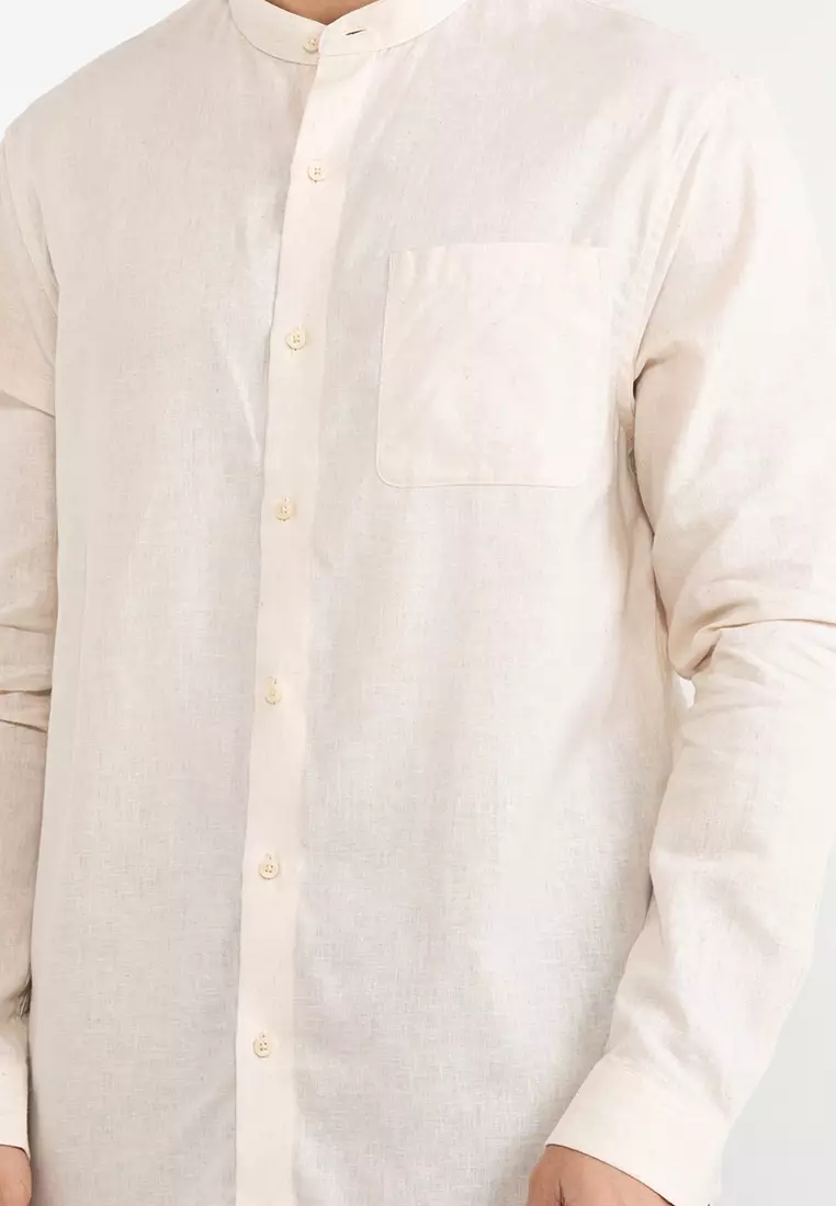 Mandarin Long Sleeve Shirt