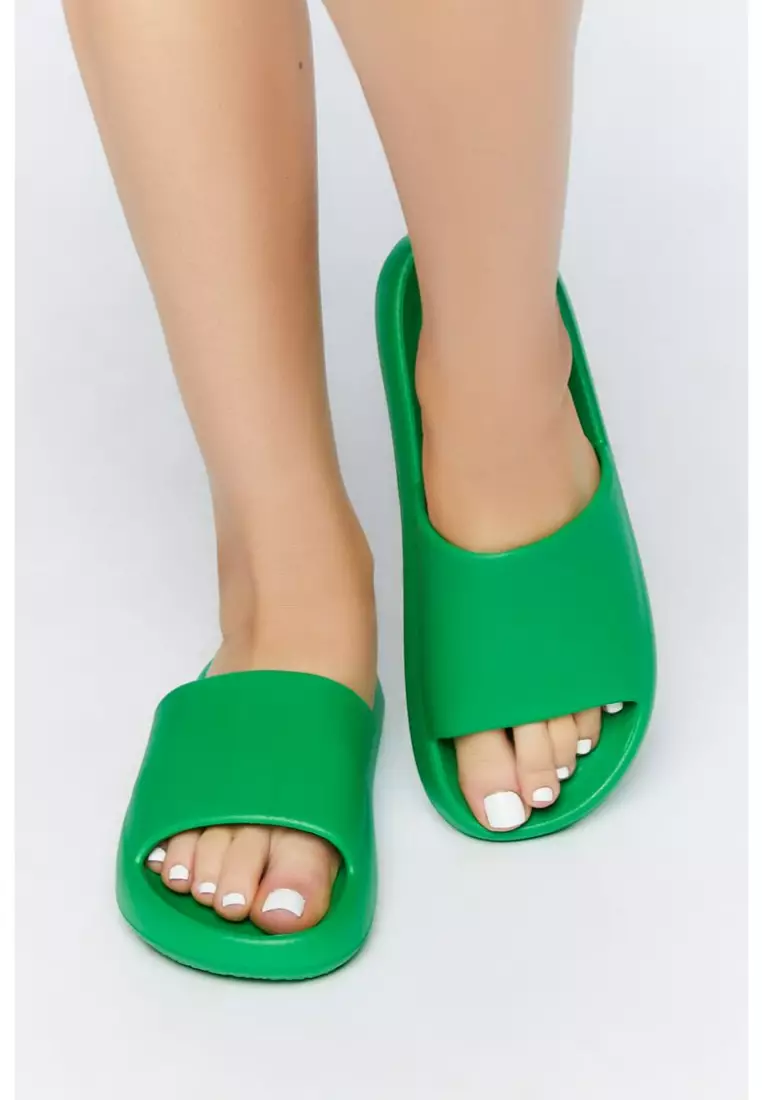 Neon green sandals forever 21 sales