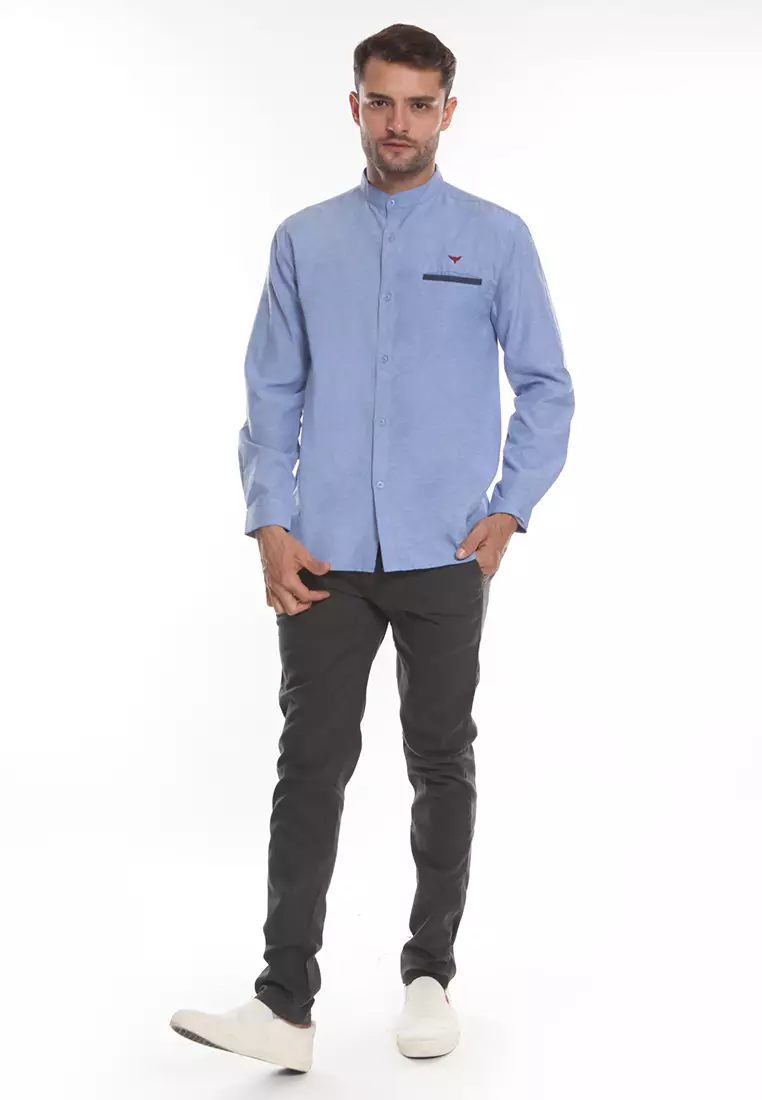 Long Pants Chinos Slim Fit Forever Dk Grey