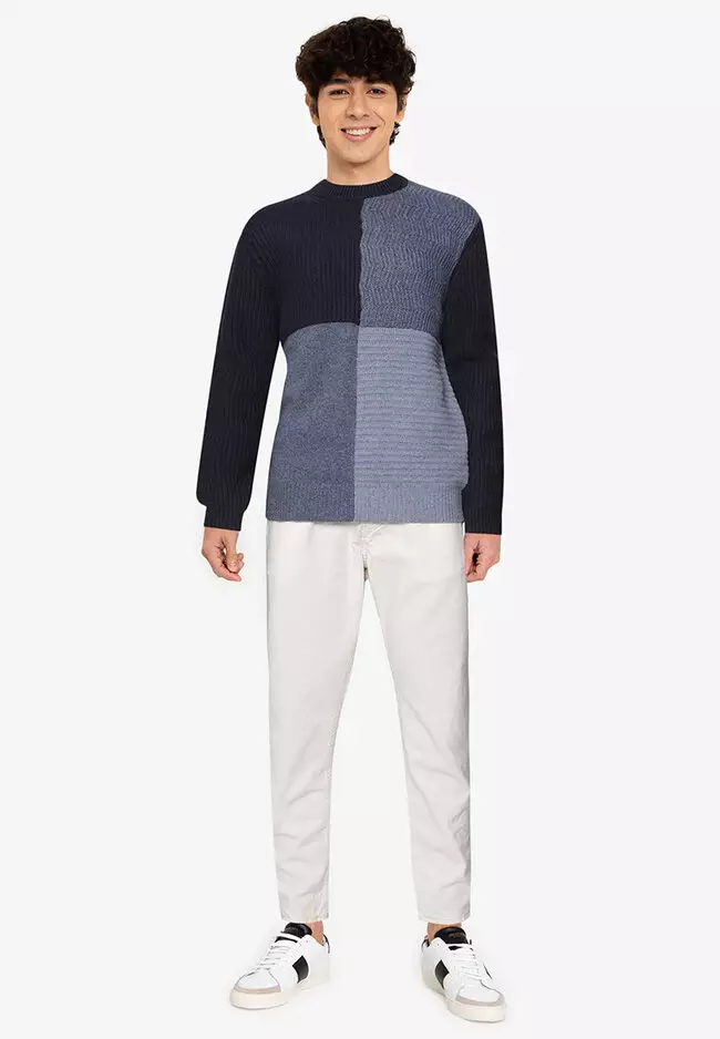 French connection deals patchwork sweater