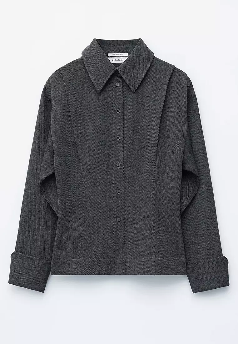 Tapered Wool Shirt