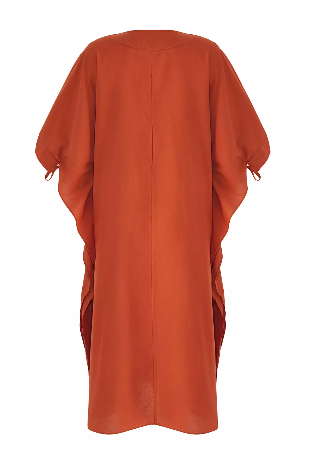 Tile Maxi Bat Sleeve Beach Dress