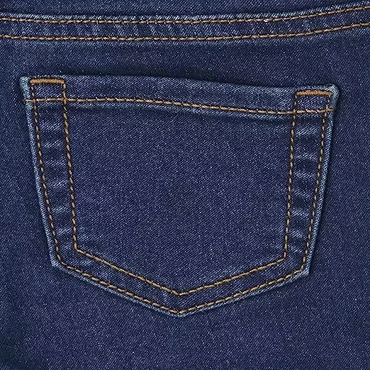 Girls Stretch Denim Jeggings - Celana Bayi & Anak Perempuan (Biru Tua)