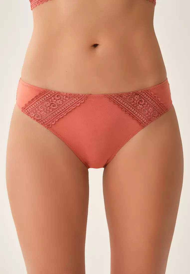 Buy DAGİ Coral Slip, Normal Fit, Underwear for Women in Coral 2024